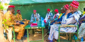 Déploiement de l’hôpital mobile de campagne des armées: les chefs coutumiers de Fada N’Gourma saluent l’engagement du président du Faso