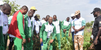 Reboisement: les forces de sécurite intérieure plantent 1500 arbres pour un Burkina vert