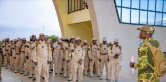 Présidence du Faso: Des cadres en immersion patriotique et militaire