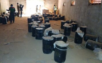 Houndé : la CNLF saisit explosifs, cyanure et produits de contrebande d’une valeur de plus de 97 millions FCFA