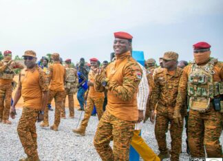 Séjour du Président du Faso dans le Nazinon: le Camarade Capitaine Ibrahim Traoré est arrivé à Pô