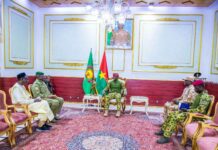 Audience du Président du Faso : les Ministres de la Sécurité de l’AES reçoivent les orientations du Capitaine Ibrahim TRAORÉ