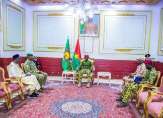 Audience du Président du Faso : les Ministres de la Sécurité de l’AES reçoivent les orientations du Capitaine Ibrahim TRAORÉ