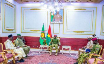 Audience du Président du Faso : les Ministres de la Sécurité de l’AES reçoivent les orientations du Capitaine Ibrahim TRAORÉ