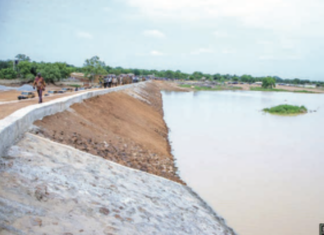 Région du Nazinon : Le capitaine Ibrahim Traoré inaugure le barrage de Pô Kapro
