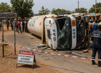 Accident impliquant un camion de gaz à Darssalamy : Les autorités appellent à la vigilance