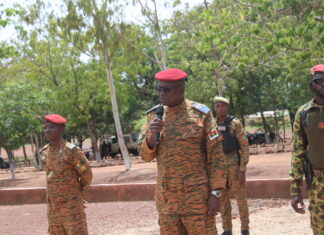 Le ministre de la Guerre aux forces combattantes du Djôrô : « Même si la situation est calme, vous devez rester toujours vigilants »