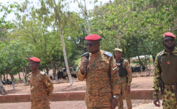 Le ministre de la Guerre aux forces combattantes du Djôrô : « Même si la situation est calme, vous devez rester toujours vigilants »