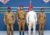 Forces armées nationales : Le Camarade Capitaine Ibrahim TRAORÉ remet les attributs de Général aux nouveaux promus
