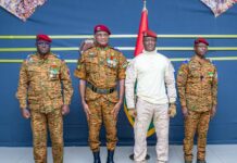 Forces armées nationales : Le Camarade Capitaine Ibrahim TRAORÉ remet les attributs de Général aux nouveaux promus