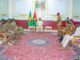 Audience du Présidence du Faso : Les ministres chargés de la Défense de l’AES reçus par le Capitaine Ibrahim TRAORÉ Les ministres chargés de la Défense des pays membres de l’AES sont venus recueillir les orientations du Président de la Confédération AES, le Camarade Capitaine Ibrahim TRAORÉ, sur la Force unifiée de l’AES et l’actualité dans l’espace AES marquée par les dernières attaques terroristes.