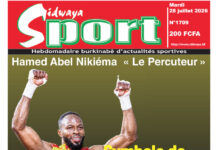 Une Sidwaya Sport du 29-07-2026