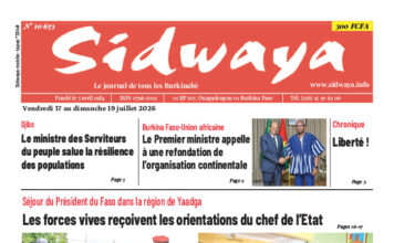 Une Sidwaya du 17 au 19-07-2026