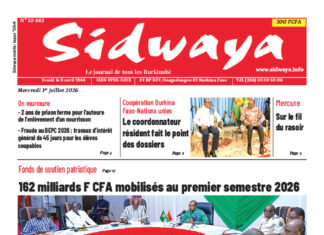 Une Sidwaya du 01-07-2026