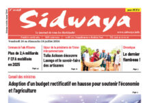 Une Sidwaya du 24 au 26-07-2026