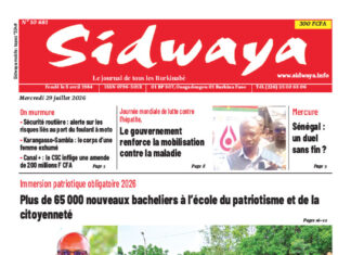 Une Sidwaya du 29-07-2026