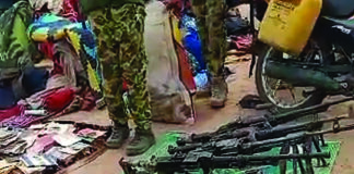 Gayéri : Lourde débâcle terroriste face à la riposte foudroyante des Forces combattantes, un arsenal de guerre saisi