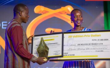 Galian 2026 : La Fondation internationale Babou Paulin Bamouni félicite son lauréat