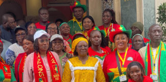 CAN féminine Maroc 2026: la ministre Annick Pikbougoum galvanise l’UNSE à Casablanca