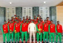Audience du Président du Faso / Sacre à l’UFOA-B : Le Capitaine Ibrahim TRAORÉ félicite les Étalons U20 et promet une nouvelle dynamique pour le sport national