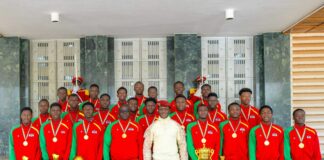 Audience du Président du Faso / Sacre à l’UFOA-B : Le Capitaine Ibrahim TRAORÉ félicite les Étalons U20 et promet une nouvelle dynamique pour le sport national