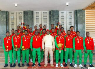 Audience du Président du Faso / Sacre à l’UFOA-B : Le Capitaine Ibrahim TRAORÉ félicite les Étalons U20 et promet une nouvelle dynamique pour le sport national