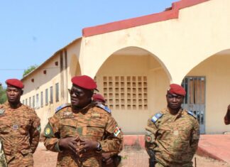 Région de Nando : le général Simporé salue et la détermination des forces combattantes