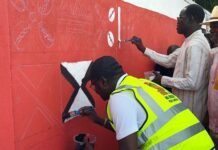 Embellissement des murs et façades des bâtiments: le coup de pinceau du ministre Pingdwendé Gilbert Ouédraogo