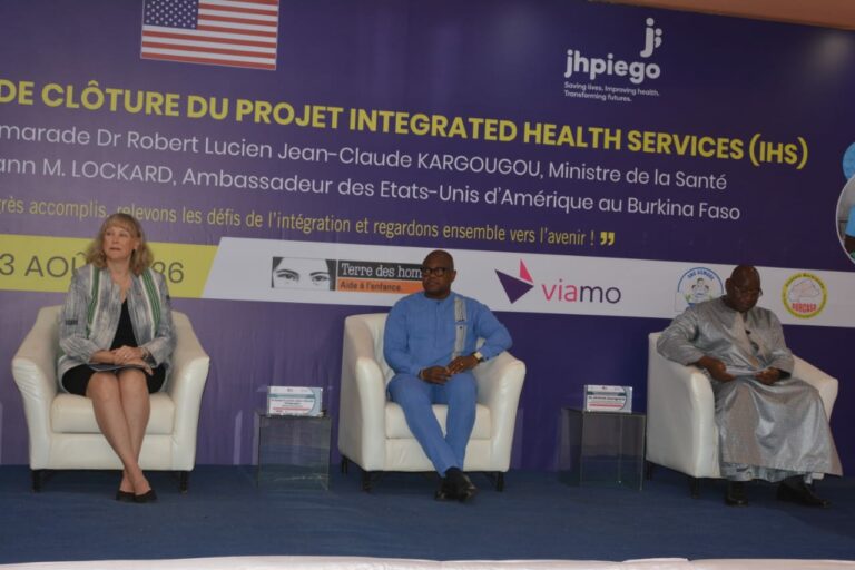Projet Integrated Heath Services: près de 4,8 millions d’habitants touchés
