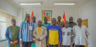 Ambassade du Burkina en Chine : le ministre Pingdwendé Gilbert Ouédraogo reconnaissant au camarade ambassadeur Daouda Bittié