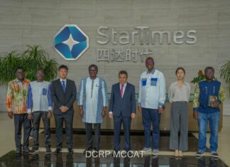 Pékin : le ministre de la Communication en visite chez l’opérateur de diffusion StarTimes