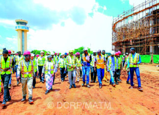 Modernisation de l’aéroport international de Bobo-Dioulasso: le ministre Emile Zerbo salue l’évolution des travaux