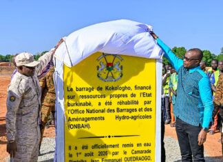 Réhabilitation du barrage de Kokologho : le Gouvernement renforce les bases de la souveraineté alimentaire