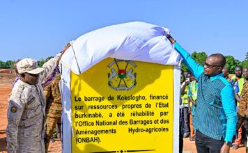 Réhabilitation du barrage de Kokologho : le Gouvernement renforce les bases de la souveraineté alimentaire