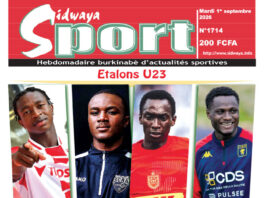 Une Sidwaya Sport du 01-09-2026