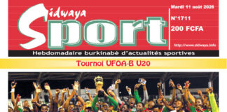Une Sidwaya Sport du 11-08-2026