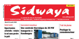 Une Sidwaya du 11-08-2026