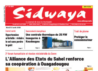 Une Sidwaya du 11-08-2026