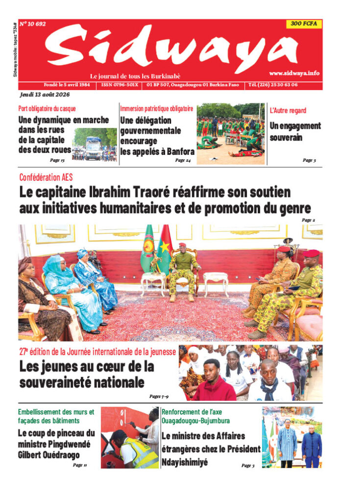 Une du 13-8-2026