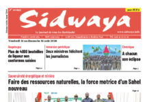 Une Sidwaya du 14 au 16-08-2026