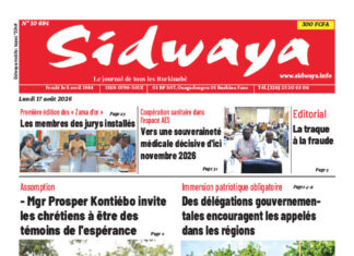 Une Sidwaya du 17-08-2026