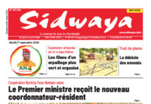 Une Sidwaya du 01-09-2026