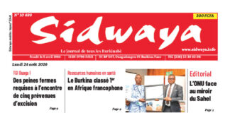 Sidwaya du 24-08-2026