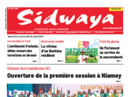 Une Sidwaya du 25 et 26-08-2026