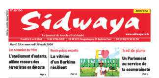 Une Sidwaya du 25 et 26-08-2026
