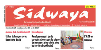 Une Sidwaya du 28 au 30-08-2026
