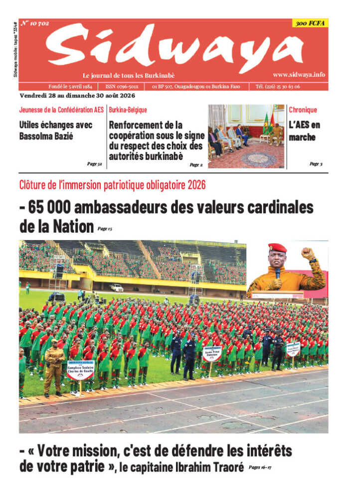 Une du 28-8-2026