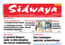 Une Sidwaya du 31-08-2026