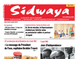 Une Sidwaya du 05-08-2026