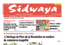 Une Sidwaya du 07 au 09-08-2026